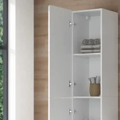 Badschrank Izan Weiß 36.6 x 171.6 cm Vicco