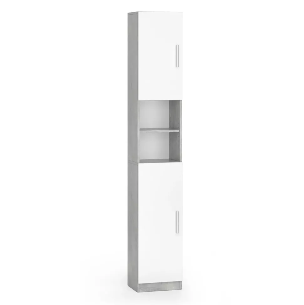 Badschrank Luis Beton 32 x 190 cm Vicco
