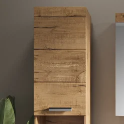 Badschrank Luna Eiche Wotan 37 x 190 cm Vicco