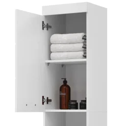 Badschrank Luna Weiß 37 x 190 cm Vicco