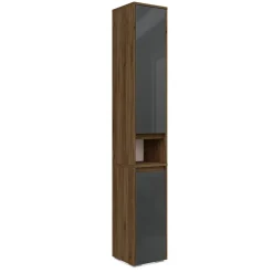 Badschrank Majest Anthrazit Hochglanz 30.2 x 191.5 cm Vicco