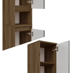 Badschrank Majest Anthrazit Hochglanz 30.2 x 191.5 cm Vicco