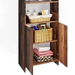 Badschrank Maris Eiche rustikal 56.1 x 190 cm Vicco