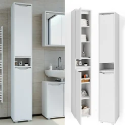 Badschrank Ruben Weiß 30 x 192.5 cm Vicco
