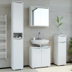 Badschrank Ruben Weiß 30 x 192.5 cm Vicco