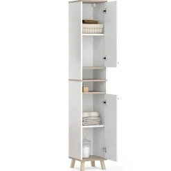 Badschrank Senyo Weiß 30 x 174 cm Vicco