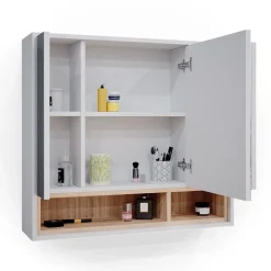 Badspiegelschrank Beatrice Weiß 80 x 72 cm Vicco