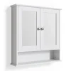 Badspiegelschrank Bianco Weiß 56 x 58 cm Vicco