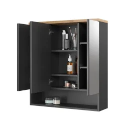 Badspiegelschrank Eden Anthrazit 70 x 77.5 cm Vicco