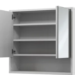 Badspiegelschrank Eliza Weiß 70 x 65 cm mit 2 Türen Vicco