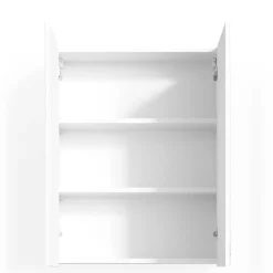Badspiegelschrank Fredd Weiß Hochglanz 60 x 77 cm Vicco