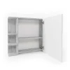 Badspiegelschrank Fynn Beton 79.6 x 64 cm Vicco