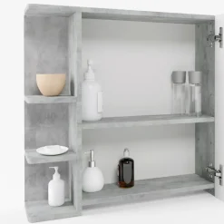 Badspiegelschrank Fynn Beton 79.6 x 64 cm Vicco