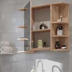 Badspiegelschrank Fynn Sonoma 79.6 x 64 cm Vicco