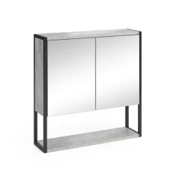 Badspiegelschrank Fyrk Beton 60 x 60.6 cm Vicco