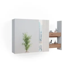 Badspiegelschrank Kate Weiß 67 x 59.2 cm Vicco