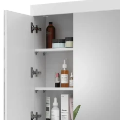 Badspiegelschrank Luna Weiß 60 x 77 cm Vicco