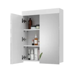 Badspiegelschrank Luna Weiß 60 x 77 cm Vicco