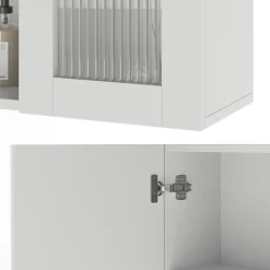 Badspiegelschrank Malte Weiß 60 x 50 cm mit Spiegel Vicco