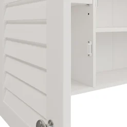 Badspiegelschrank Riad Weiß 68 x 48 cm mit 2 Türen Vicco