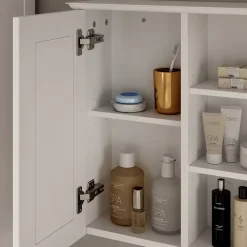 Badspiegelschrank Vanity Weiß 68 x 51 cm Vicco