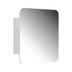 Badspiegelschrank Zino Weiß 60 x 50 cm mit Regalen Vicco