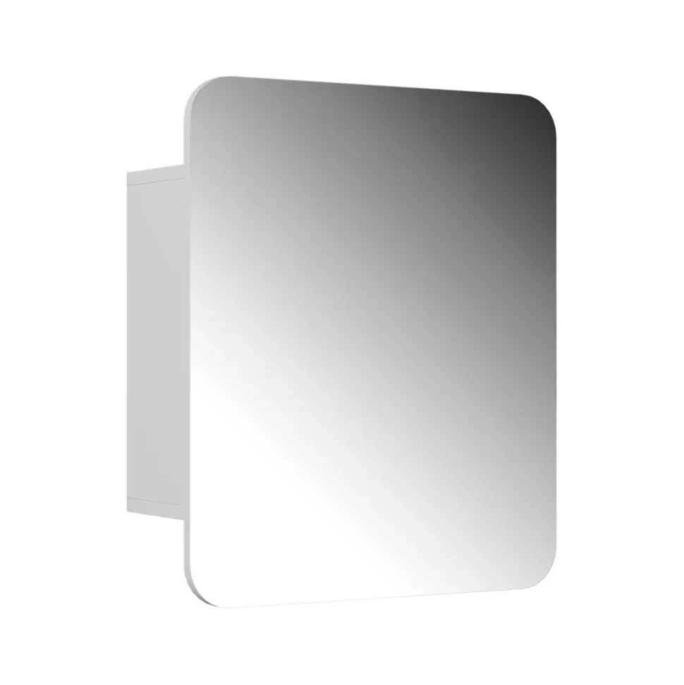 Badspiegelschrank Zino Weiß 60 x 50 cm mit Regalen Vicco