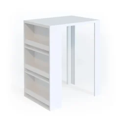 Bartisch Weiß 57 x 80 cm Vicco