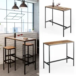 Bartisch Fyrk Antikholz 120 x 50 cm Vicco