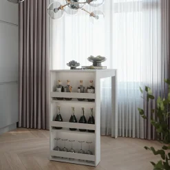 Bartisch Repose Weiß 57 x 117 cm Vicco