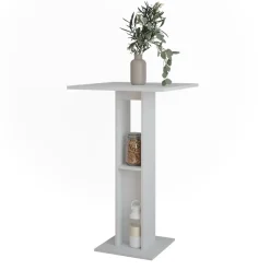 Bartisch Repose Weiß 65 x 65 cm Vicco