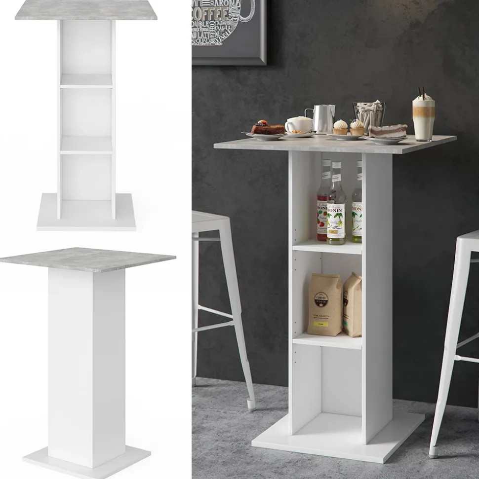 Bartisch Rodeo Beton 70 x 70 cm Vicco