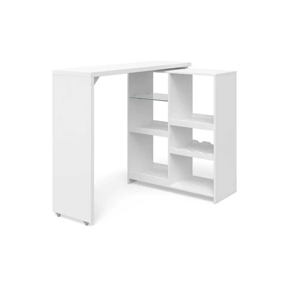 Bartisch Vega Weiß 138 x 39 cm Vicco