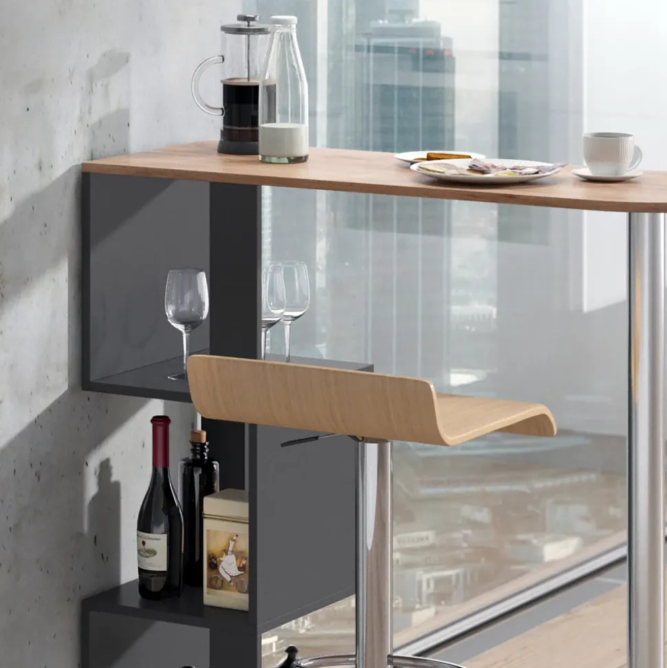 Bartisch Vincent Goldkraft Eiche 113 x 39.8 cm Vicco