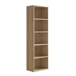 Bücherregal Bob Sonoma 40 x 132 cm mit 5 Fächern Vicco