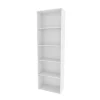 Bücherregal Bob Weiß 60 x 190 cm mit 5 Fächern Vicco