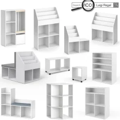 Bücherregal Luigi Weiß 72 x 79 cm Vicco