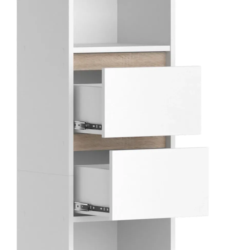 Bücherregal Robert Weiß 36.2 x 171 cm Vicco