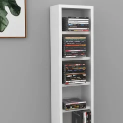 Cd-Regal Weiß 21 x 91.8 cm Vicco
