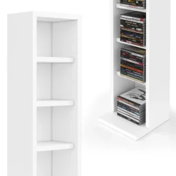 Cd-Regal Weiß 21 x 91.8 cm Vicco