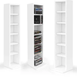 Cd-Regal Weiß 21 x 91.8 cm Vicco
