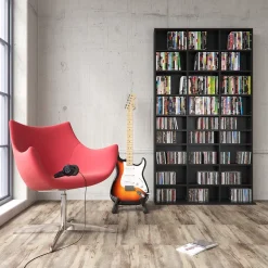 Cd-Regal Jukebox Schwarz 102 x 178 cm Vicco