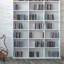 Cd-Regal Jukebox Weiß 102 x 178 cm Vicco