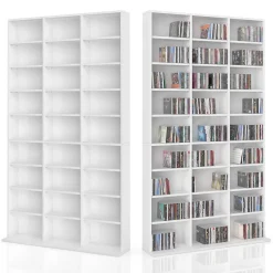 Cd-Regal Jukebox Weiß 102 x 178 cm Vicco