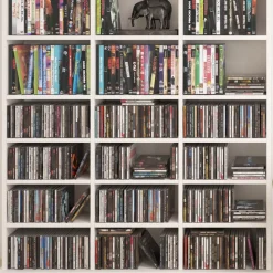 Cd-Regal Jukebox Weiß 105.4 x 136 cm Vicco