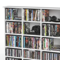 Cd-Regal Jukebox Weiß 105.4 x 136 cm Vicco