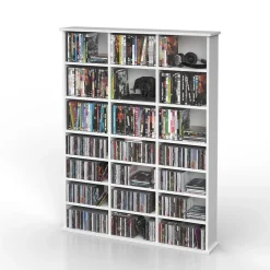 Cd-Regal Jukebox Weiß 105.4 x 136 cm Vicco