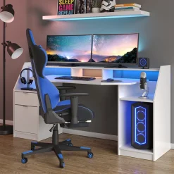 Computertisch Joel Weiß 179.8 x 65.5 cm Vicco