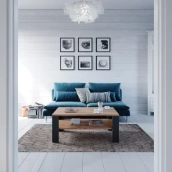 Couchtisch Anthrazit 100 x 60 cm Vicco