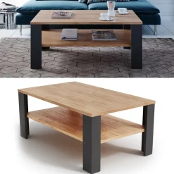 Couchtisch Anthrazit 100 x 60 cm Vicco